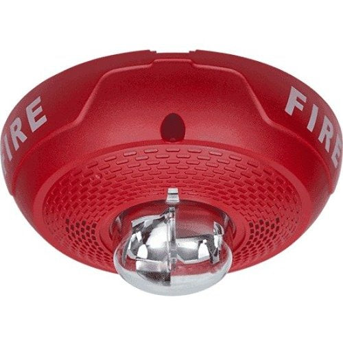 SPSCRL, ALTAVOZ ESTROBOSCÓPICO PARA TECHO, COLOR ROJO, HONEYWELL NOTIFIER