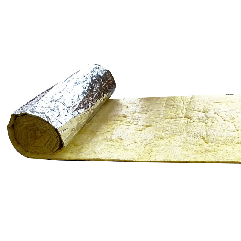 AISLAMIENTO DE FIBRA DE VIDRIO CON FOIL DE ALUMINIO DE 1 1/2 PULGADAS DE ESPESOR