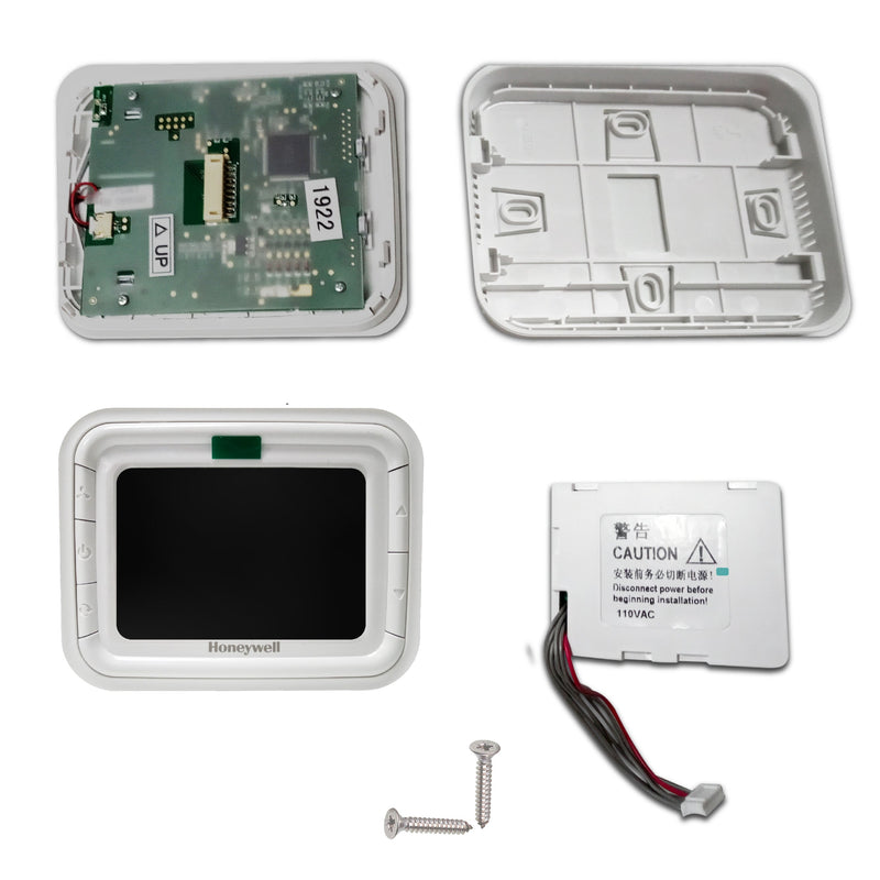 Termostato inalámbrico de gestión de energía de la serie VX, pantalla LCD,  sensor de ocupación integrado, termostato PTAC para hotel, blanco