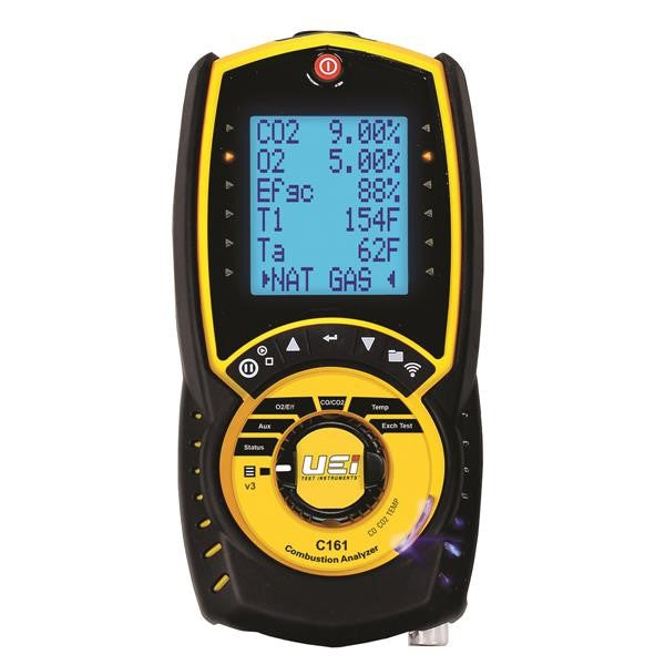 C161 UEI ANALIZADOR DE GASES Y CALIDAD DE COMBUSTIÓN MARCA UEI