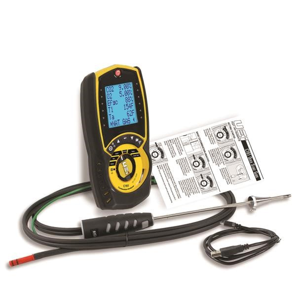 C161 UEI ANALIZADOR DE GASES Y CALIDAD DE COMBUSTIÓN MARCA UEI