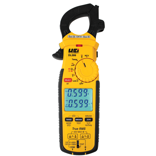 DL599 UEI, MEDIDOR INALÁMBRICO TRMS CON PRUEBA DE MOTOR, MARCA UEI