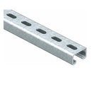 PERFIL UNICANAL PERFORADO 4x2x3.05 MTS, CALIBRE 16